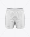Men's Double-Layer Shorts Mockup - Front View
