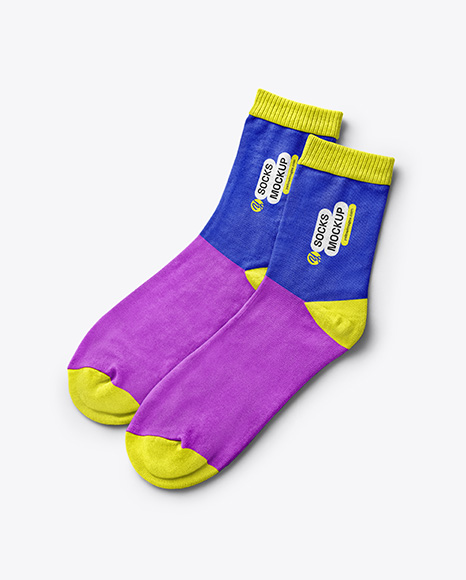 Two Socks Mockup - Digital product mockup