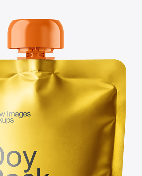 Metallic Doy Pack Mockup