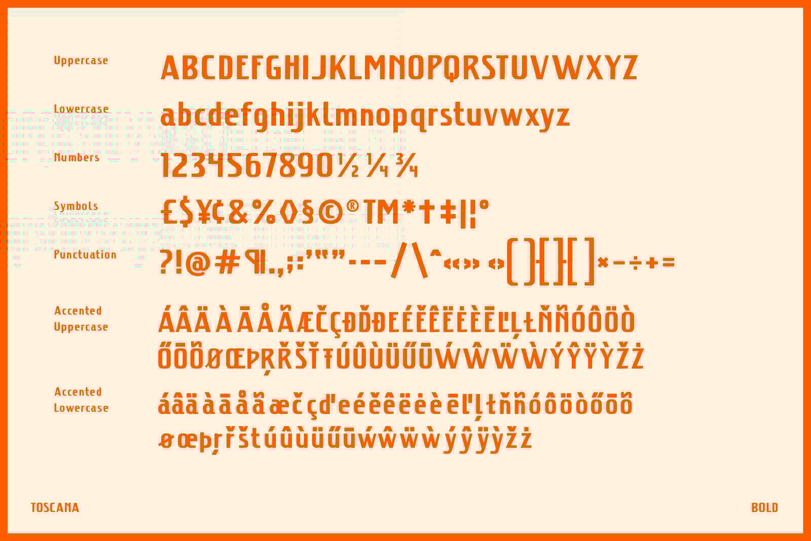 Toscana Font Family