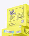 Paper Boxes on the Beams Mockup