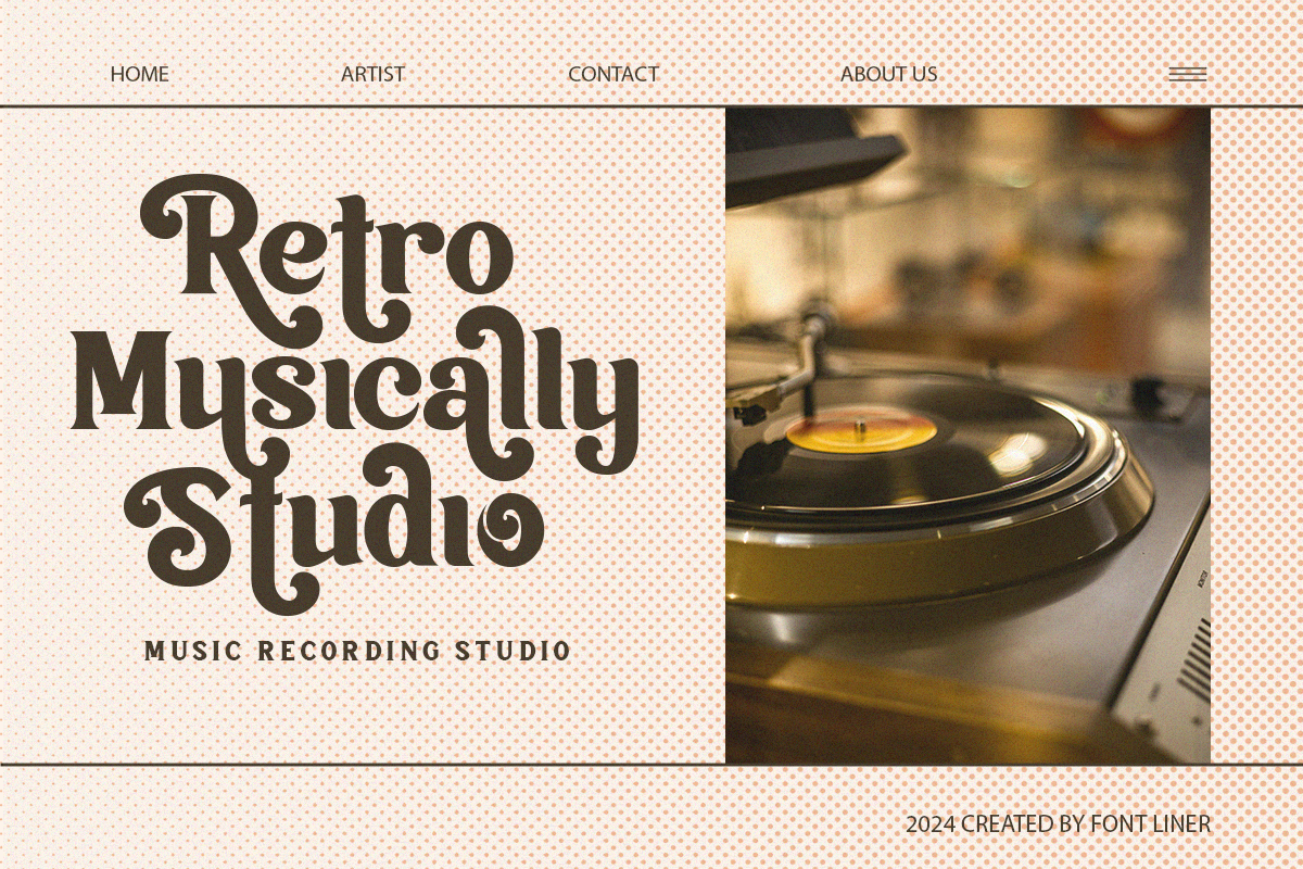 Night Melody - Retro Serif Font