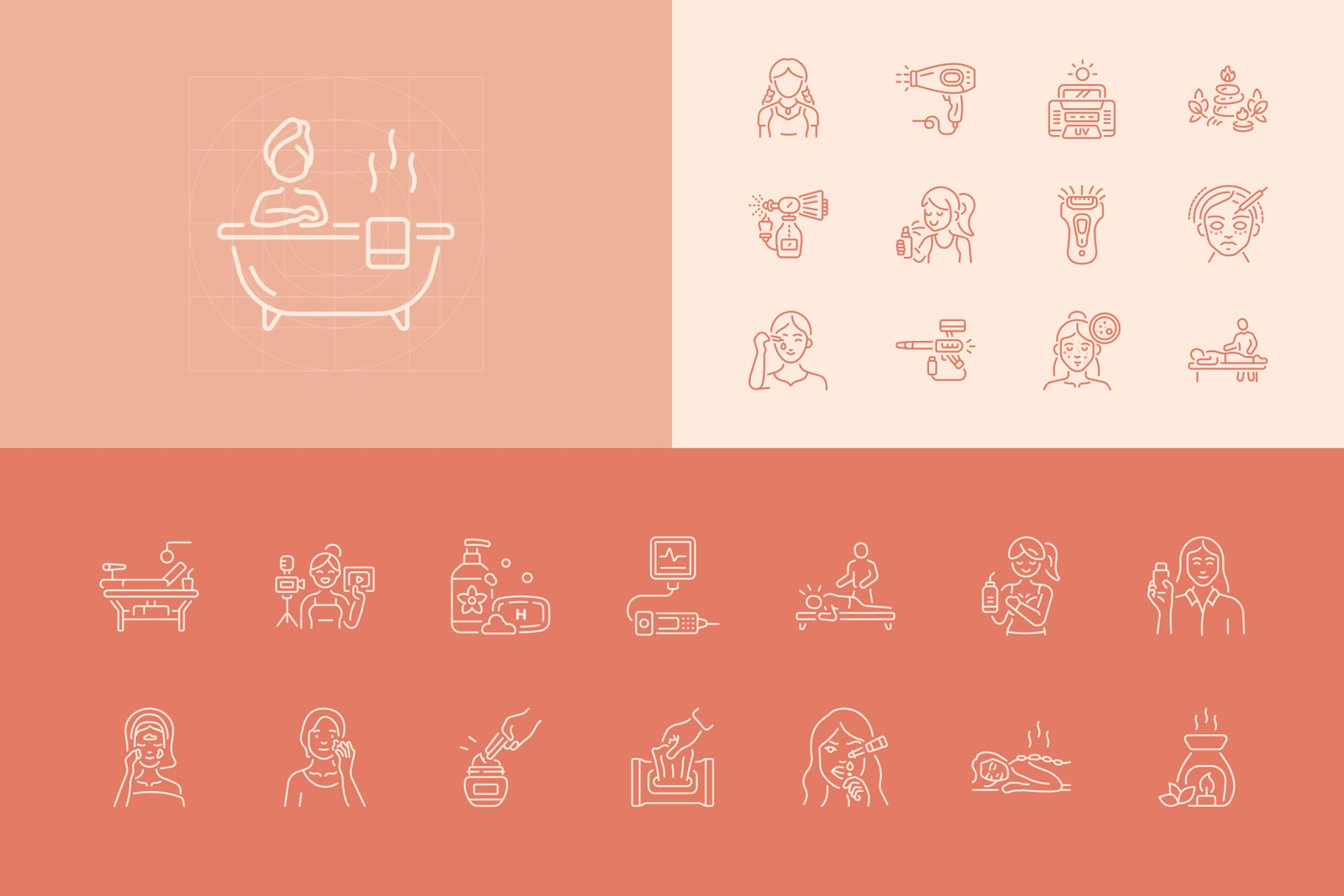 Beauty Icon Art Set
