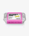 Aluminium Foil Tray Container in Paper Sleeve Mockup