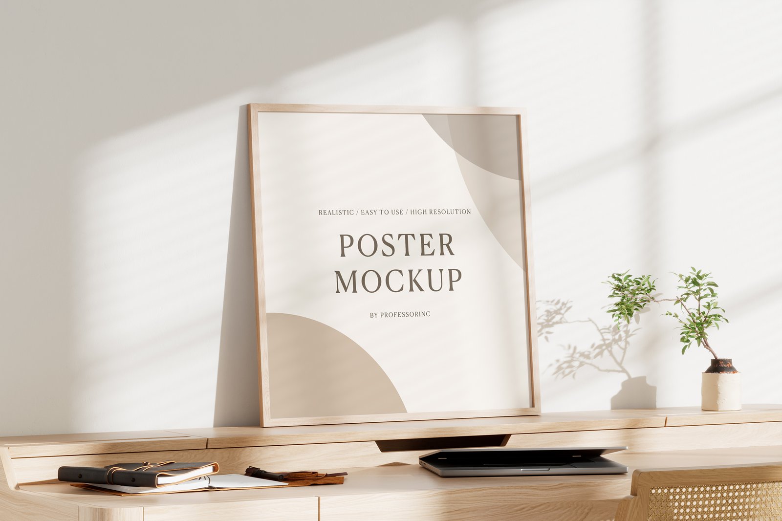 Square Poster Mockup Set