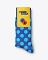 Socks with Label Mockup