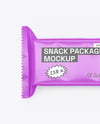 Matte Snack Package Mockup