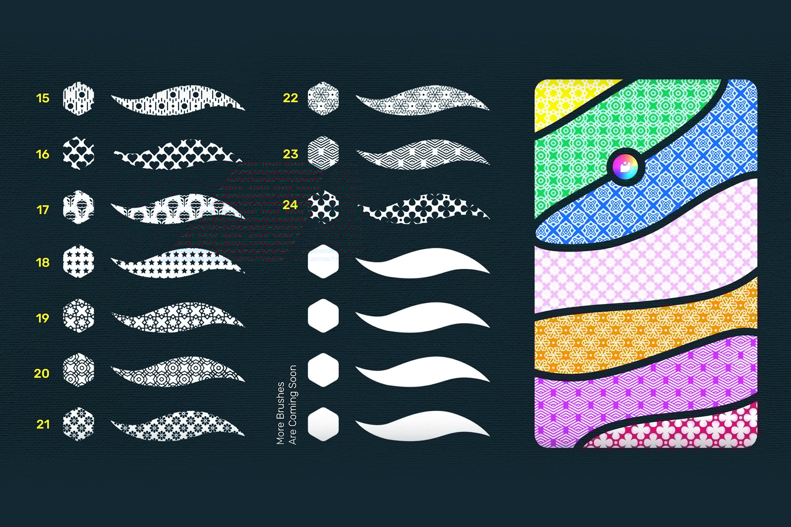 Next Pattern ✦ Free Procreate Brushes Set