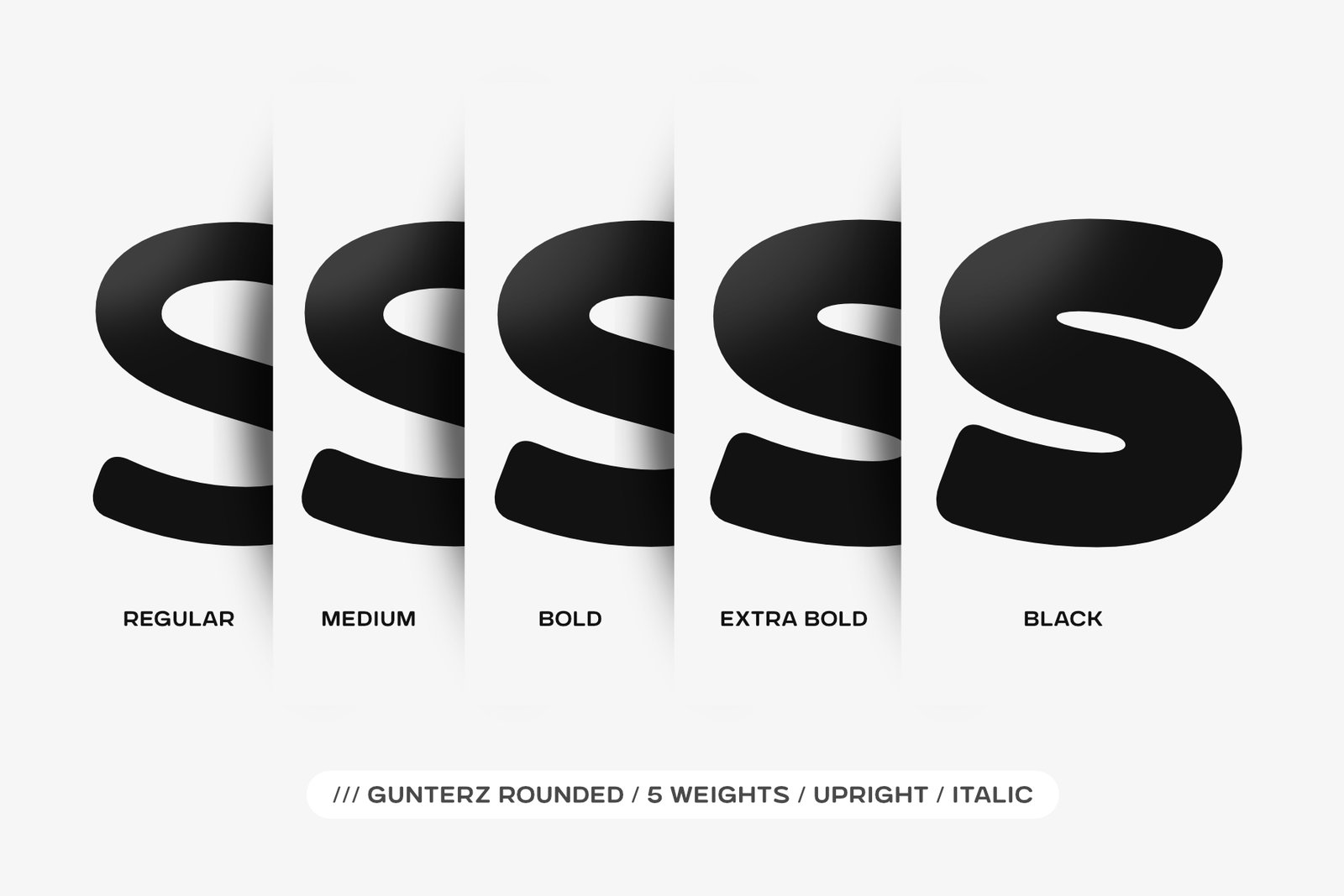 Gunterz Rounded Font
