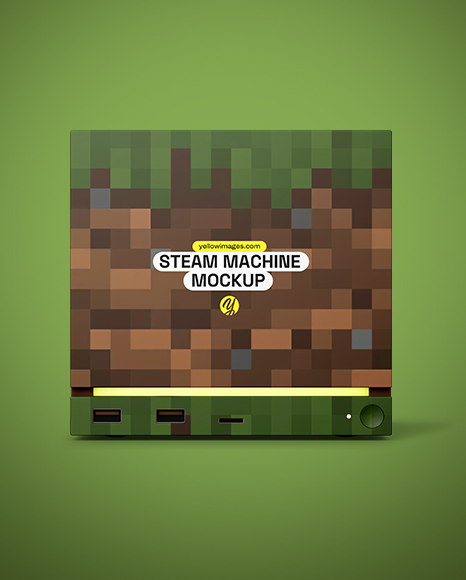 Steam Machine Mockup - Front View