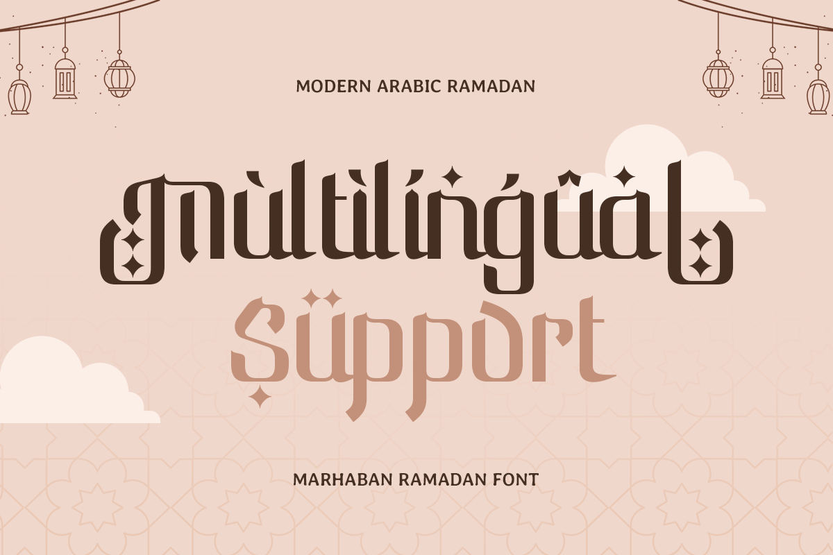 Marhaban Ramadan - Arabic Ramadan Font