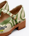 Pair of Patent Leather Mary Janes Mockup