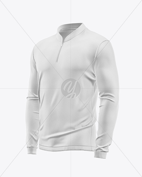 Jersey Mockup - Half Side View