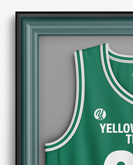 Basketball Jersey in Frame Mockup