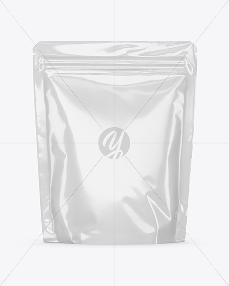 Glossy Stand-up Pouch Mockup