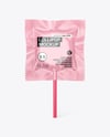 Matte Lollipop Sachet Mockup