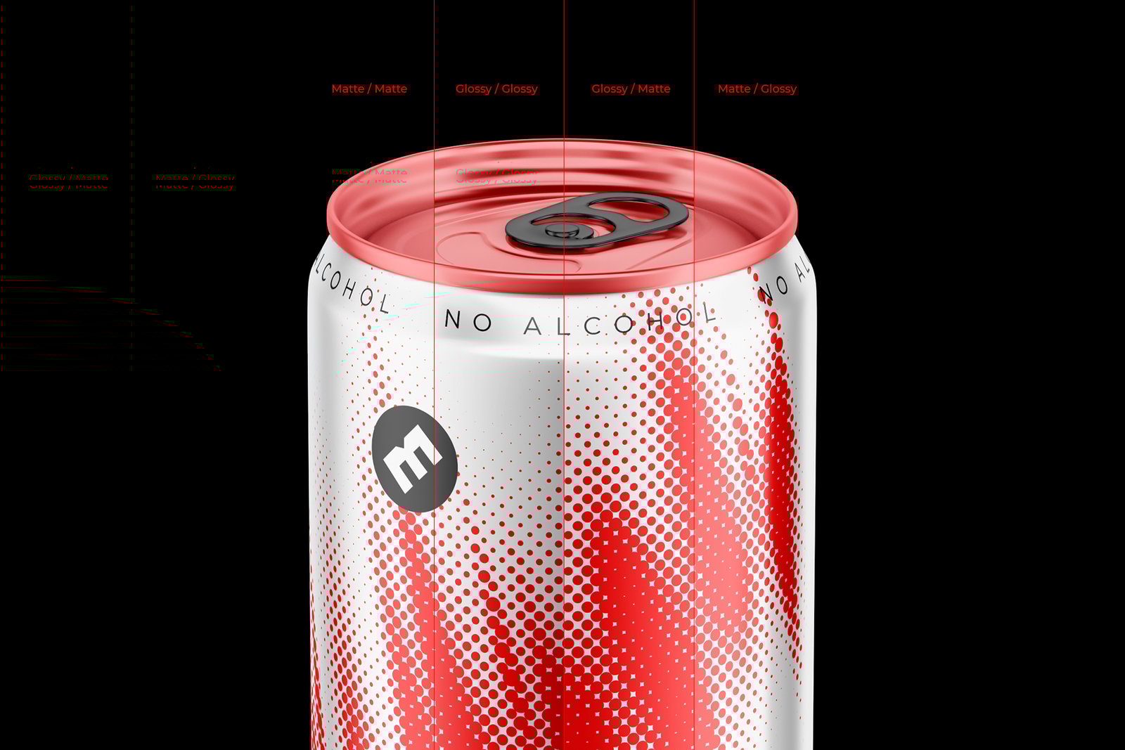 Sleek 330ml Aluminium Can Mockup