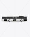 City Bus Mockup - Side View