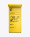 Pick Up Locker Mockup - Front View