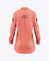 Women's Long Sleeve Shirt Mockup - Back View