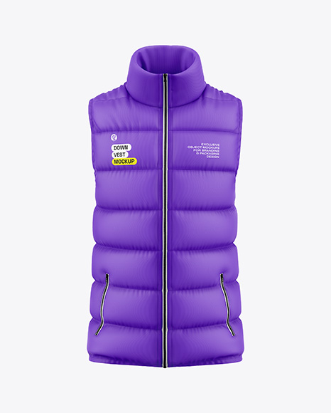 Down Vest Mockup - Vest mockups