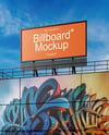 Billboard on the City Street Mockup