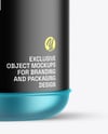 Matte Metallic Protein Jar Mockup