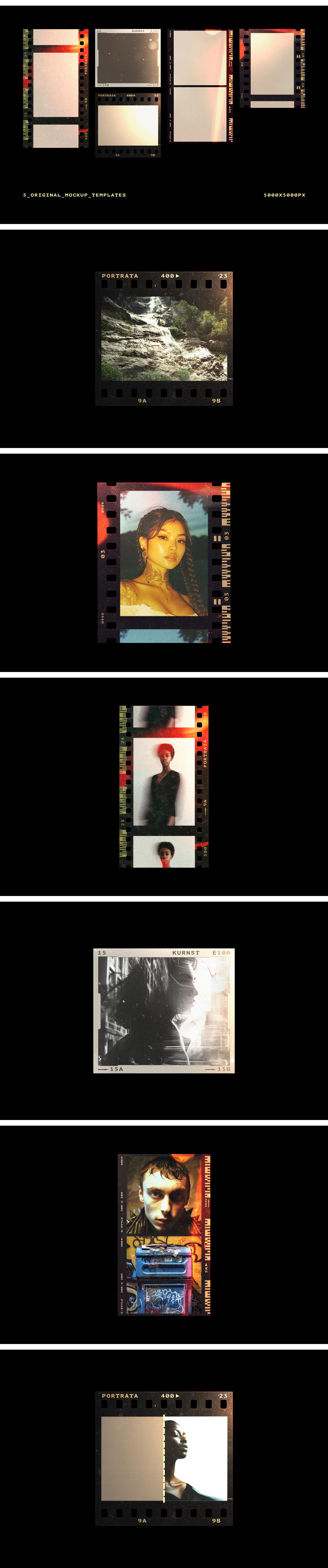 Film Frames Mockups