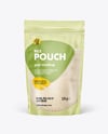 Frosted Stand-Up Pouch w/ Rice Mockup