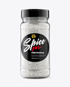 Jar with Coarse Sea Salt Mockup