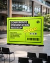 Conference Presentation Backdrop Mockup