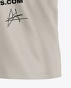 Kids V-Neck T-Shirt Mockup - Half Side View