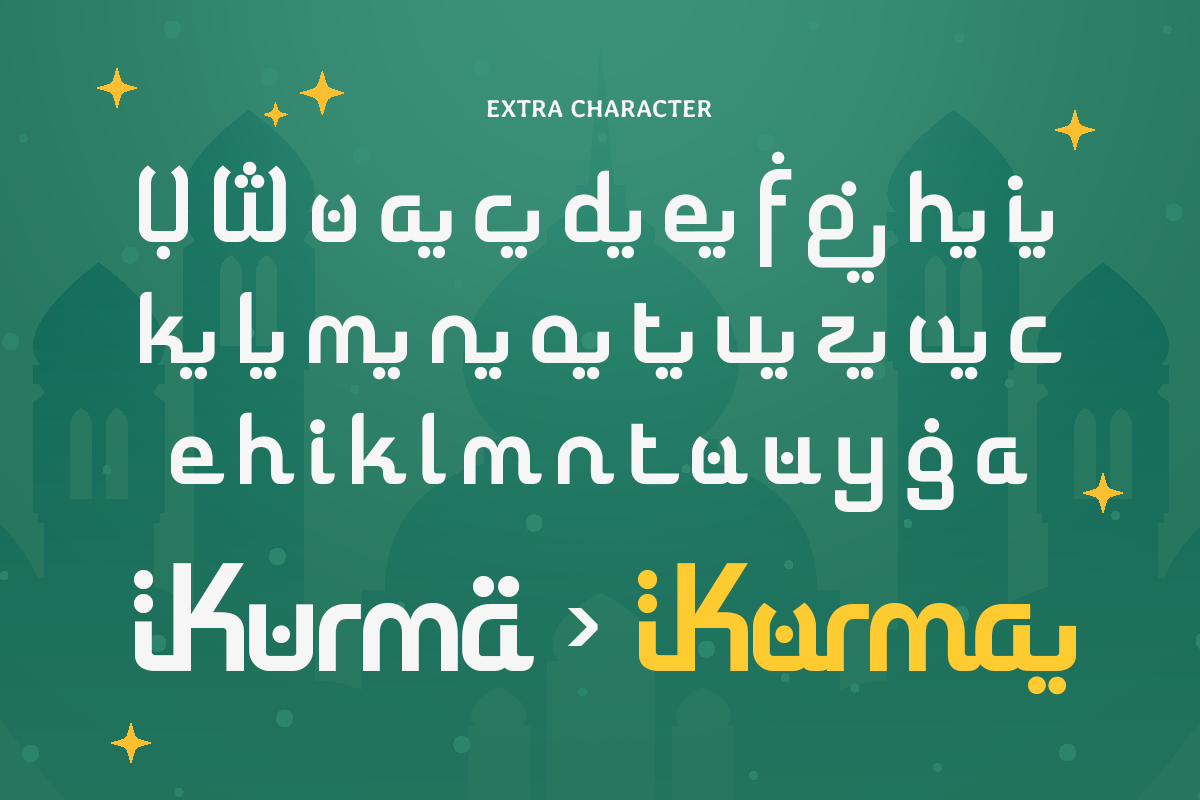 Saudiyah - Modern Ramadan Arabic Font