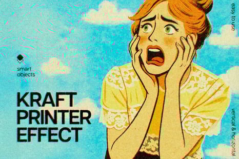 Kraft Printer Design Effect - Add-Ons