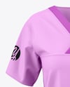 Women's Medical Shirt Mockup - Front View