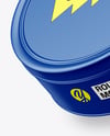 Matte Round Tin Box Mockup