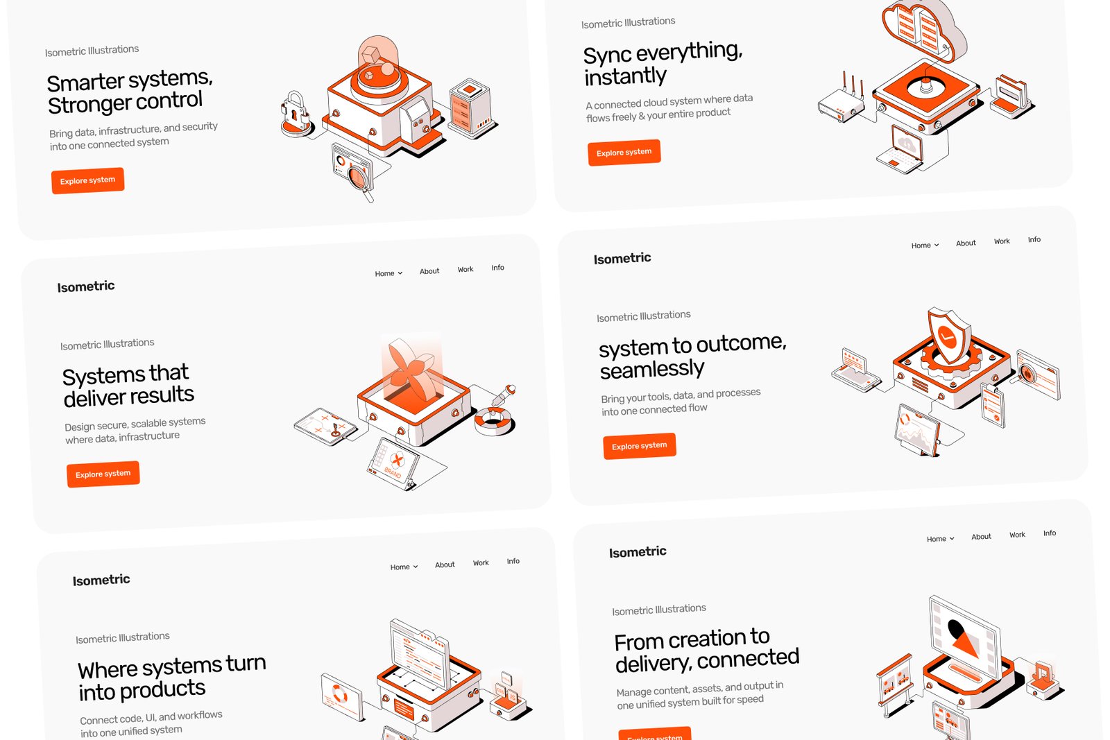 35 Cloud and Analytics Isometric