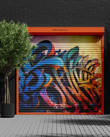 Roller Shutter Mockup