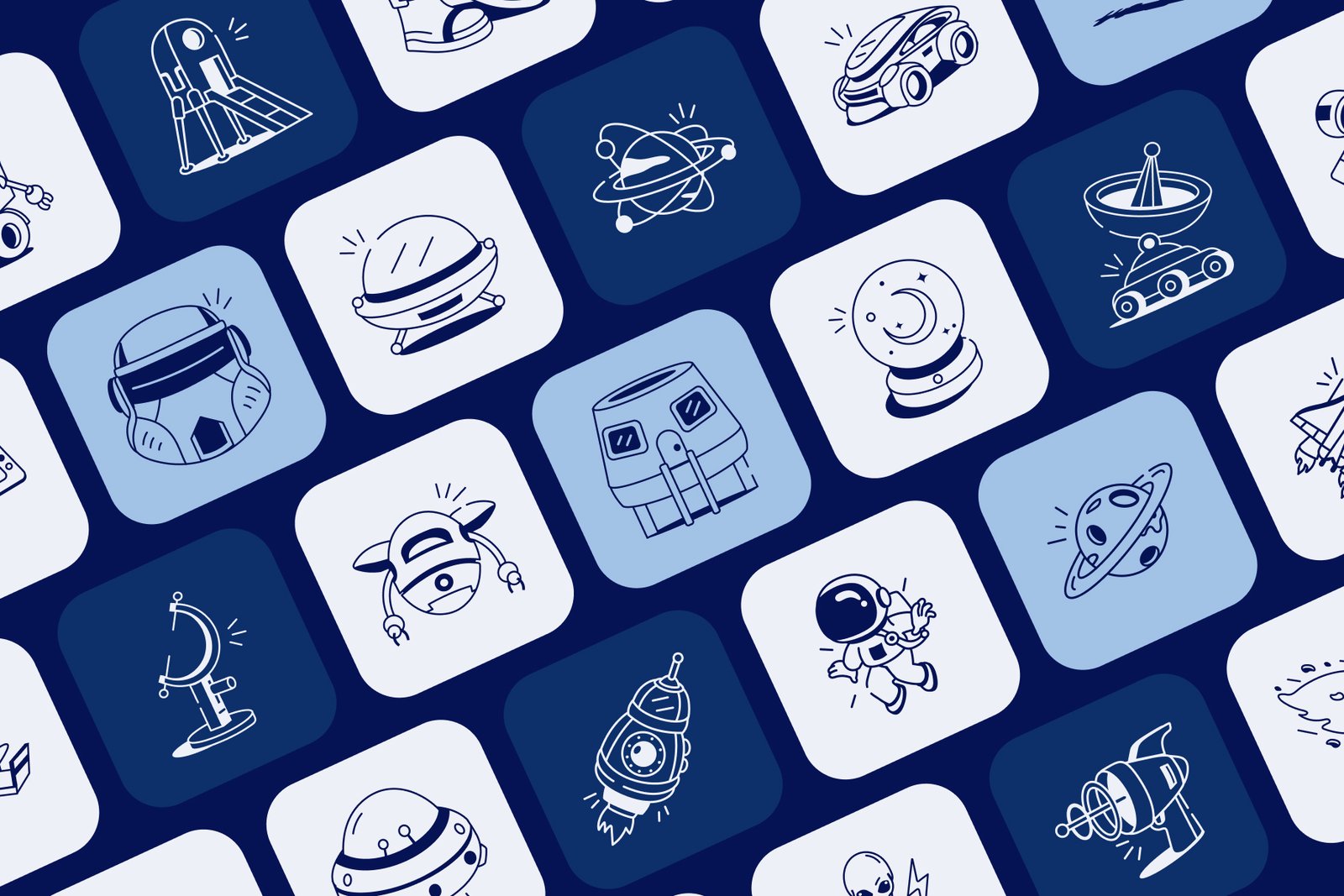 Space Drawing Art Set