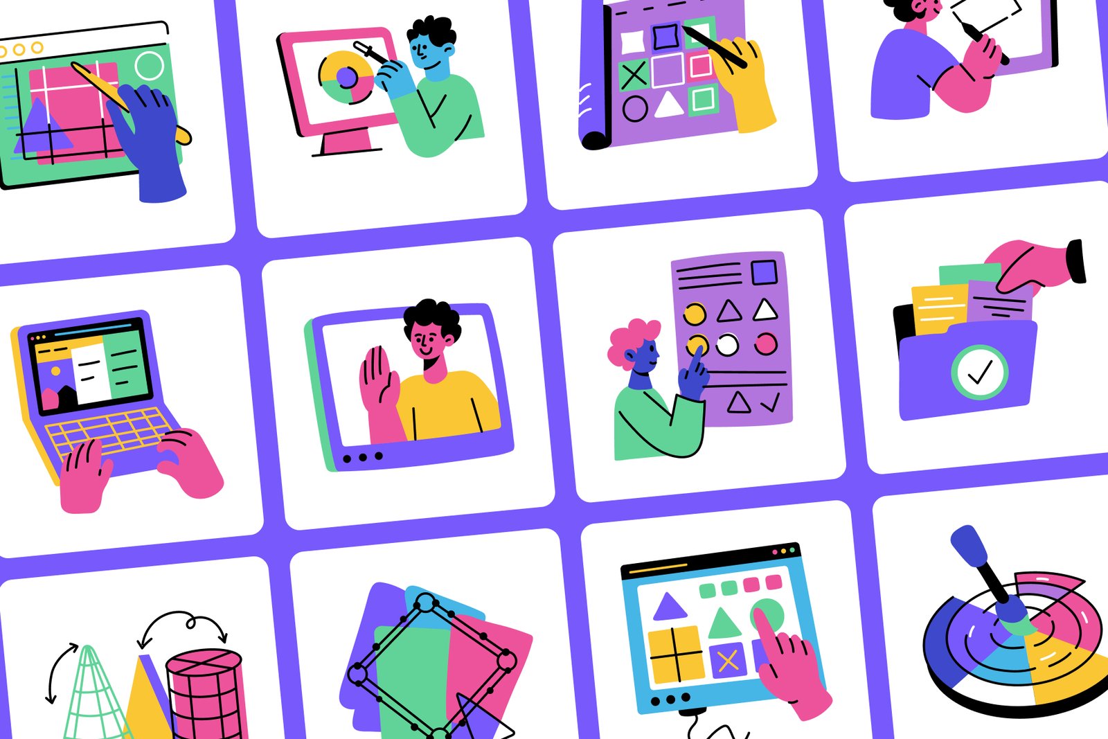 Creativity Illustrations Art Set