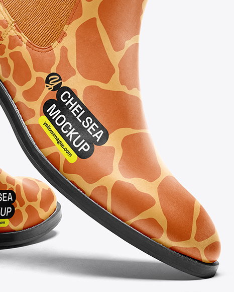 Pair of Chelsea Boots Mockup