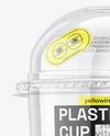 Clear Plastic Cup Mockup