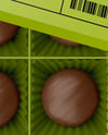 Box of Chocolate Sweets Mockup
