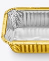 Aluminium Foil Tray in Kraft Paper Sleeve Mockup