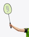 Woman Wearing Badminton Uniform Mockup