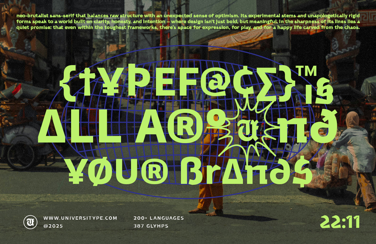 UT Nerotals – A Typeface Inspired by Contemporary Sculpture