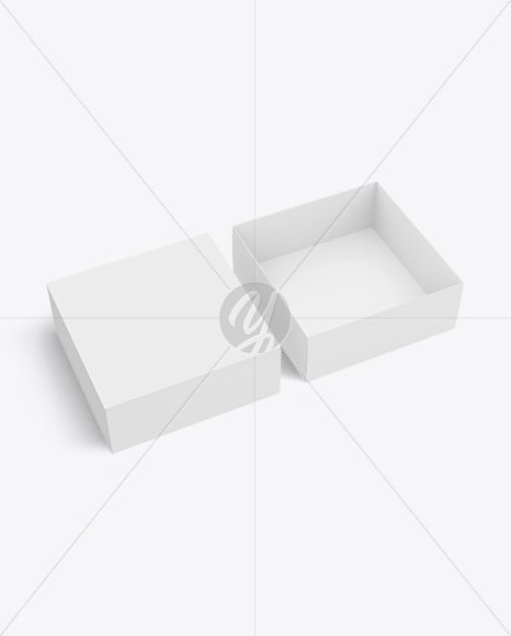 Opened Box with Cinnabon Buns Mockup