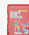 Matte Coffee Bag Mockup