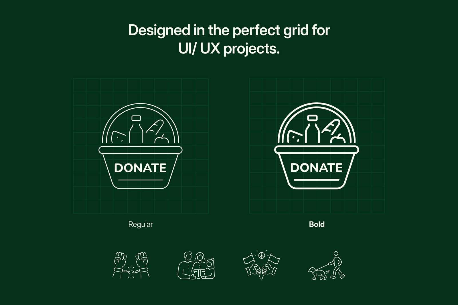 Volunteer Icon Set