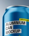 16oz Aluminium Can on the Block Mockup